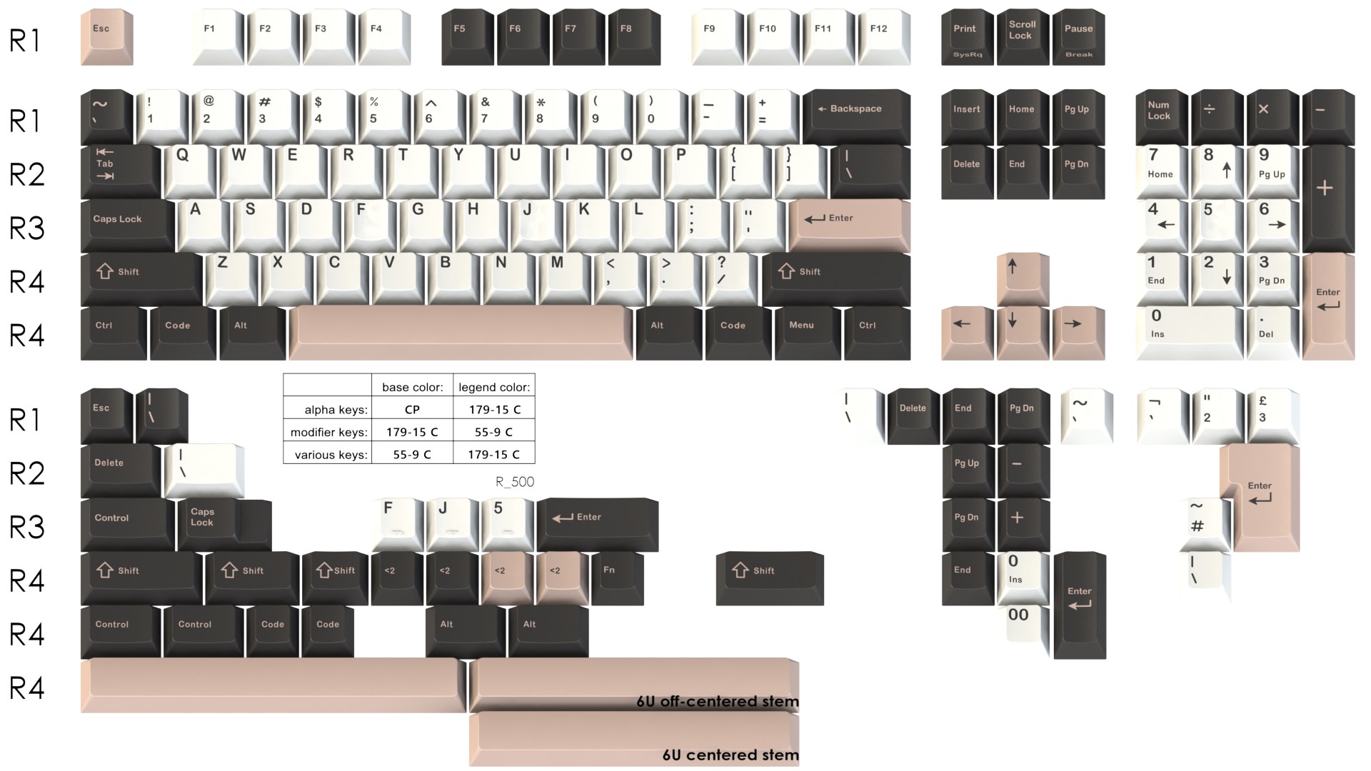 GMK OLIVIA++ Dark kit balliquiver.com.br